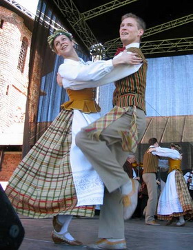 Traditional Lithuanian dance