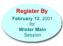 Registration deadlines